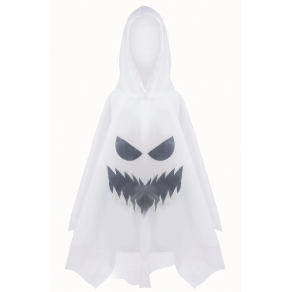 Déguisement - Poncho Fantôme - Taille 5/6 ans