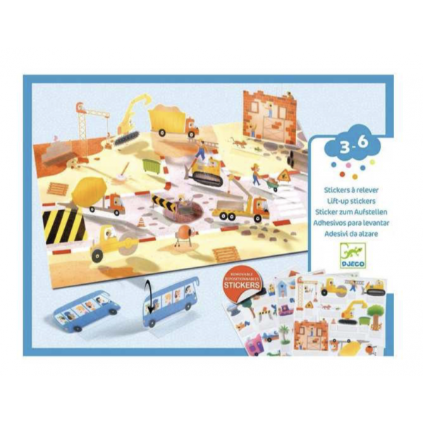 Stickers à révéler - Les véhicules