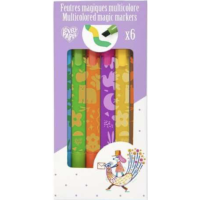 Feutres magiques multicolores