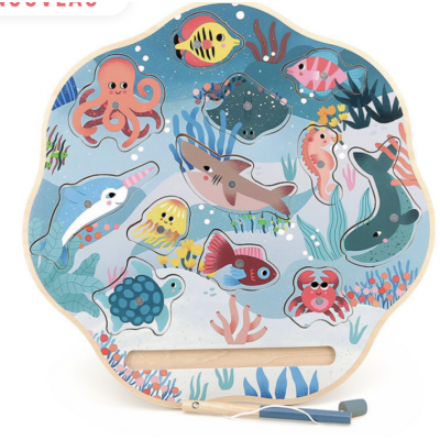 Pêche à la ligne magnétique...