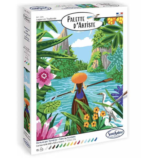 Palette d'Artiste - Lagon en Thaïlande