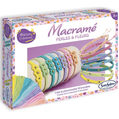 Bracelets macramé - Perles...
