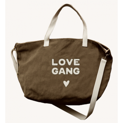 Sac XL velours - Love Gang