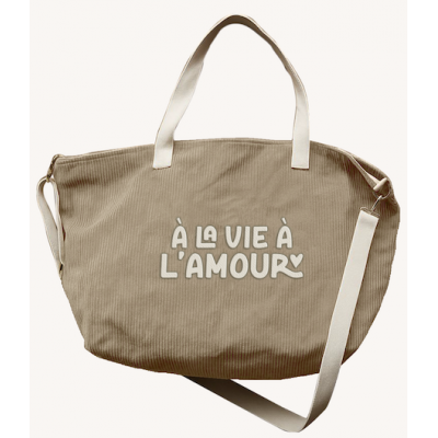 Sac XL velours - Ala vie à...