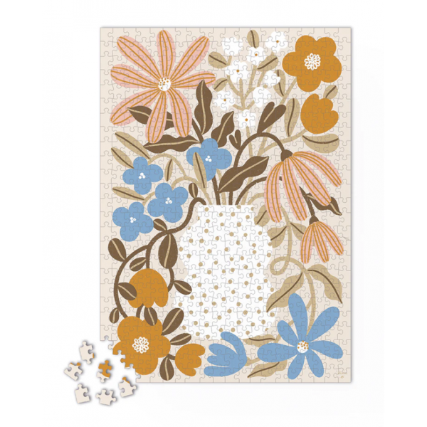 Puzzle - Myosotis & Capucine 500 pièces