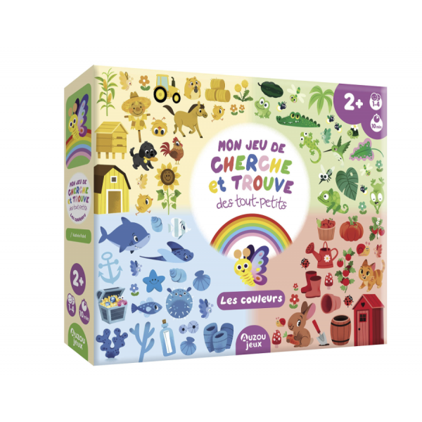 Mon jeu cherche et trouve des tout-petits - Les couleurs