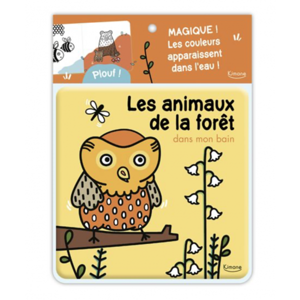 Livre de bain - Les animaux de la forêt
