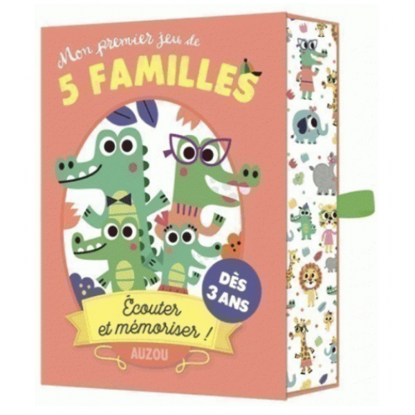 Jeu de cartes - Jeu de 5 familles des animaux