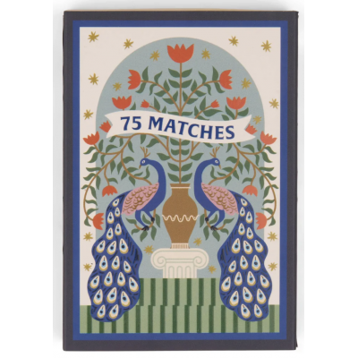 Boîte de 75 allumettes - Paon