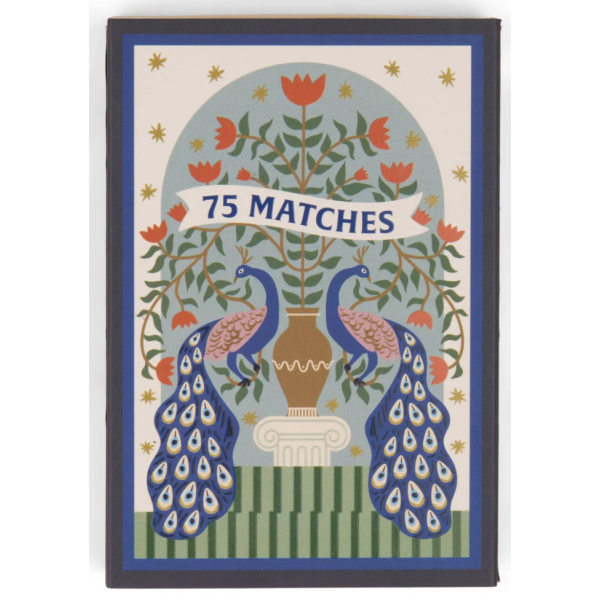 Boîte de 75 allumettes - Paon