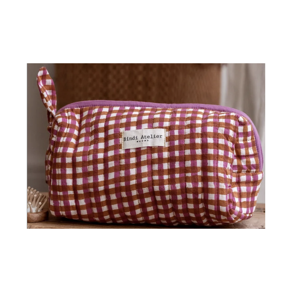 Trousse maquillage - Tara Camel