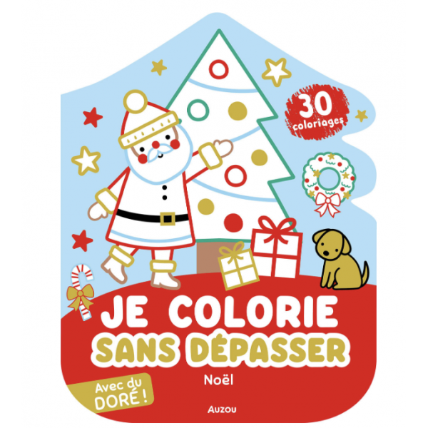 Je colorie sans dépasser - Noël