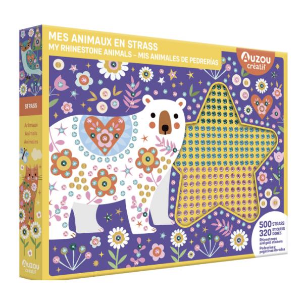 Mon coffret d'artiste - Mes animaux en strass