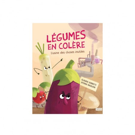 Livre « Légumes en colère »