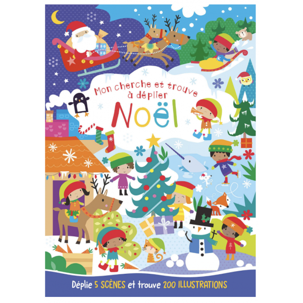 Mon cherche et trouve à déplier - Noël