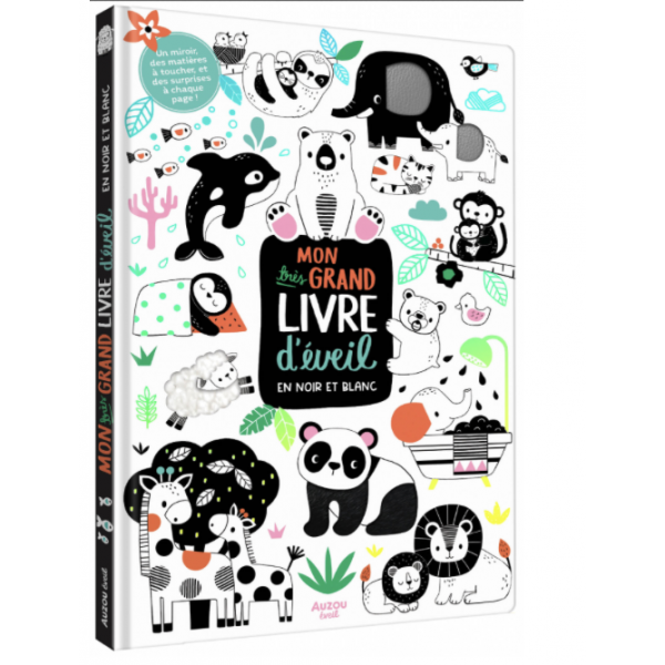 Mon Grand livre d'éveil en noir et blanc