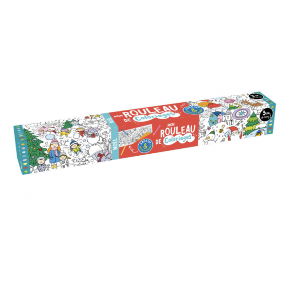 Mon rouleau de coloriages adhésif - Noël