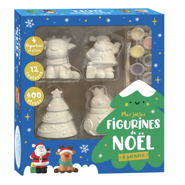 Mes jolies figurines de Noël à peindre
