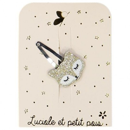 Barrette Renard - Glitter Or