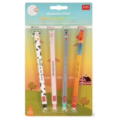 Stylo effaçable - Set de 4...