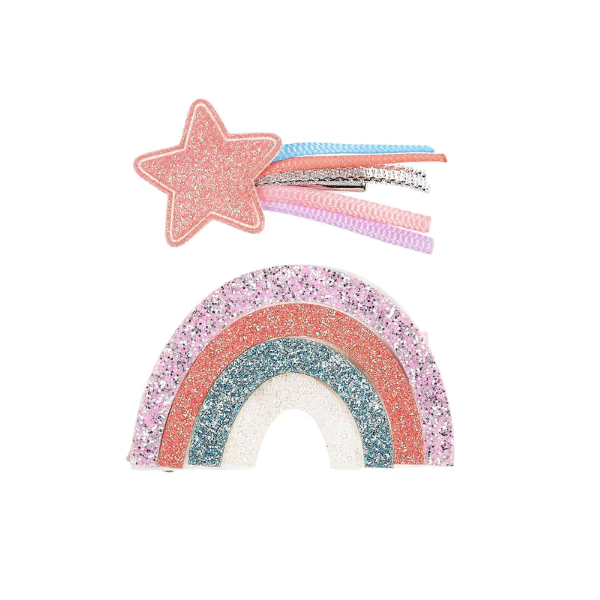 Pinces à cheveux - Kiara - Arc en ciel