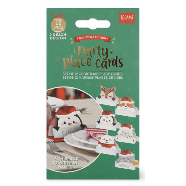Set de 12 Marque-Places de Noël