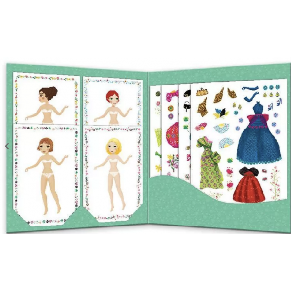 Stickers & Paperdolls - Trop mode