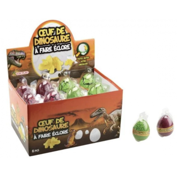 Oeufs magiques dinosaures ( Modèle aléatoire) 5 cm