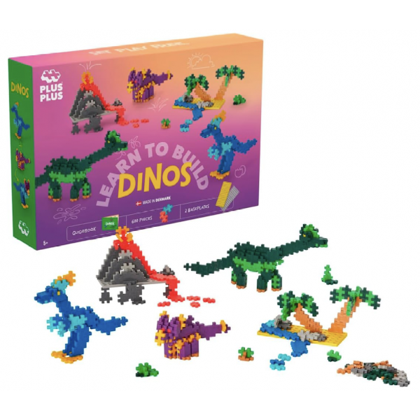 Kit découverte Dinosaures PlusPlus - 600 pièces