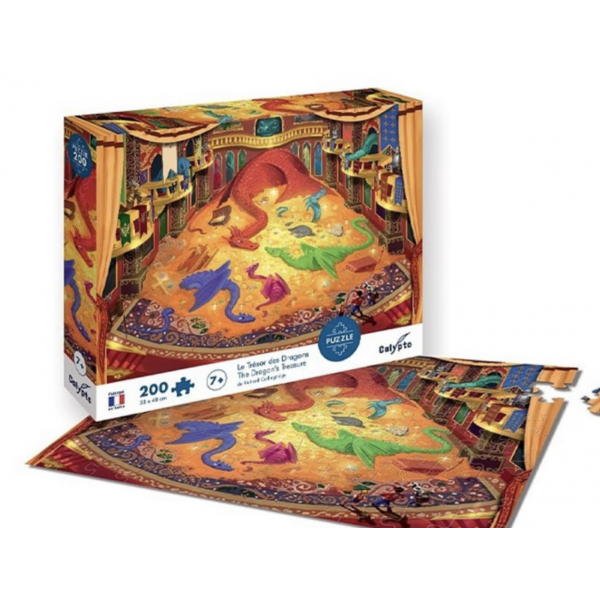 Puzzle - Le trésor des dragons - 200 pièces