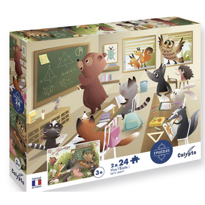 Puzzle - Vive l'école - 2...