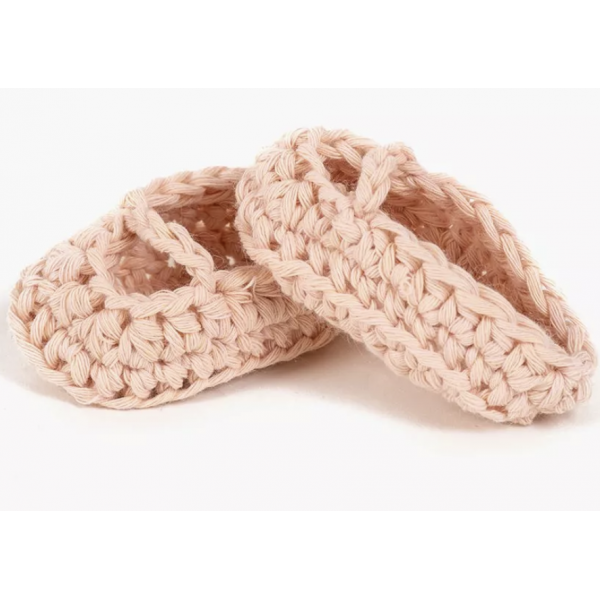 Chaussons ballerines en crochet - Diff couleurs