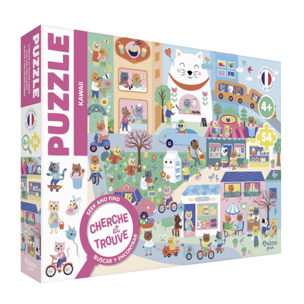 Puzzle - Cherche et trouve - Kawaï