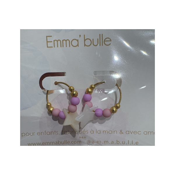 Boucles d'oreilles "Les Dahlias " - Diff Couleurs