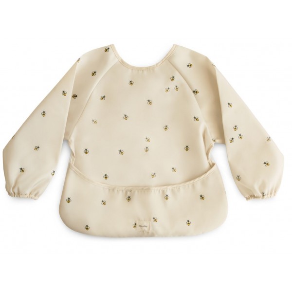 Bavoir à manches longues - Abeille