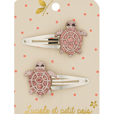 Barrettes Paire - Tortue Lulu