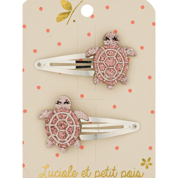 Barrettes Paire - Tortue Lulu