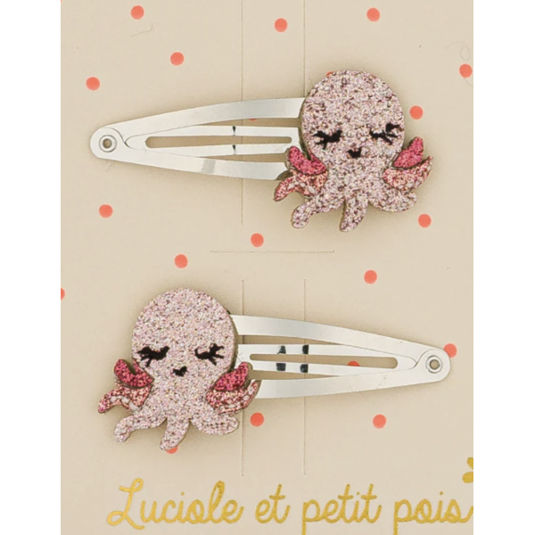 Barrettes - Pieuvre - Otty