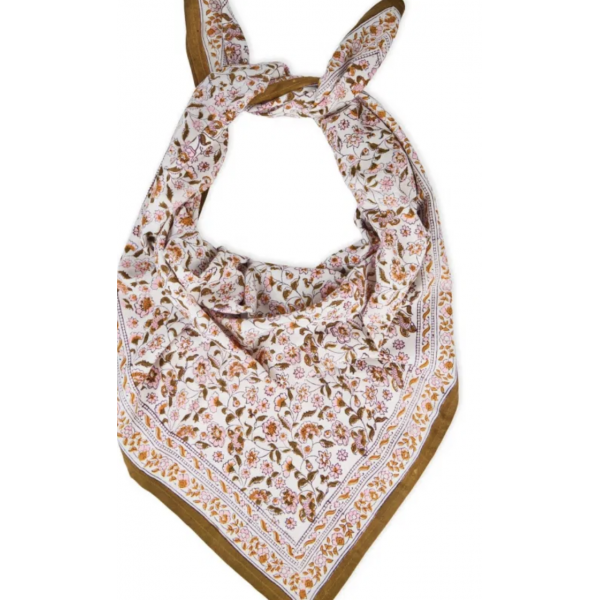 Petit foulard Indien - Edel Ambre