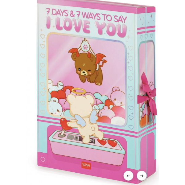 Boîte avec 7 surprises - 7 Days & 7 Ways to say I Love You