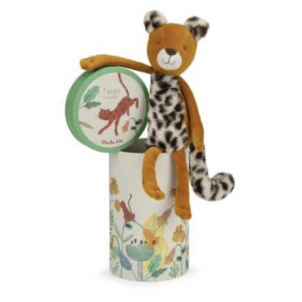 Poupée Léopard Taïgo en boîte - La forêt de Mawa