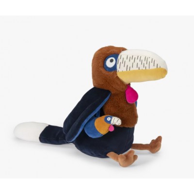 Peluche Grand Calao Litchi...