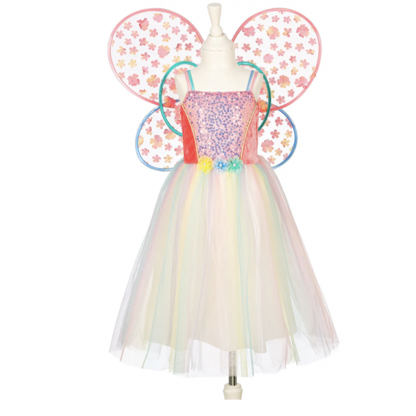 Déguisement - Robe Flora et ses ailes - Diff Taille