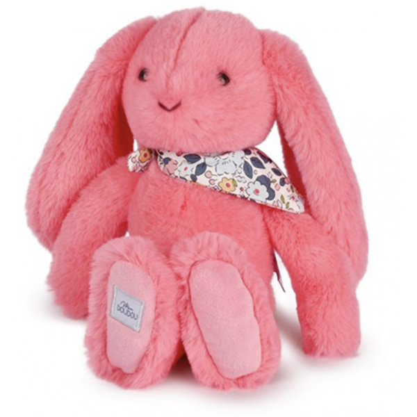 Lapin Fleurette - Corail 25 cm
