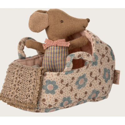 Bébé souris dans son...