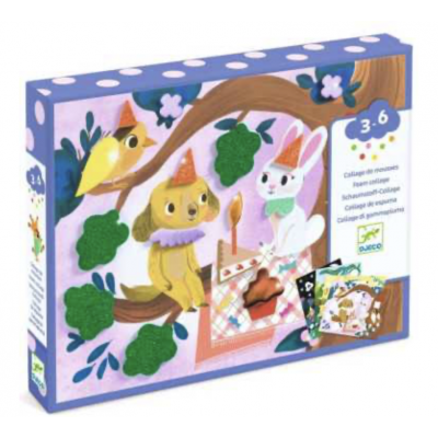 Collage de mousses - Fête...