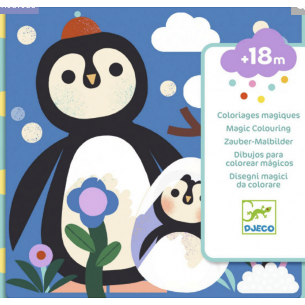 Coloriages magiques - Coucou caché maman bébé du monde