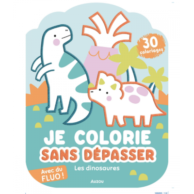 Coloriages fluo - Dinosaures