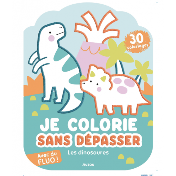 Coloriages fluo - Dinosaures