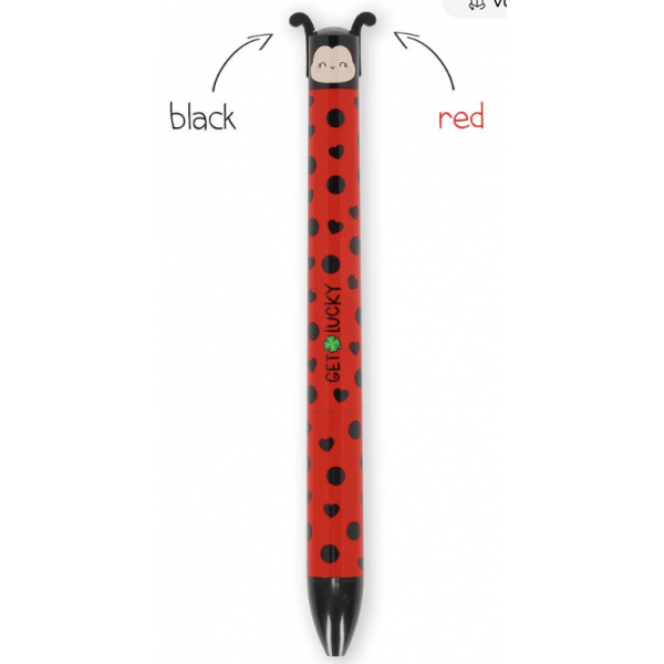 Stylo à bille deux couleurs - Ladybug